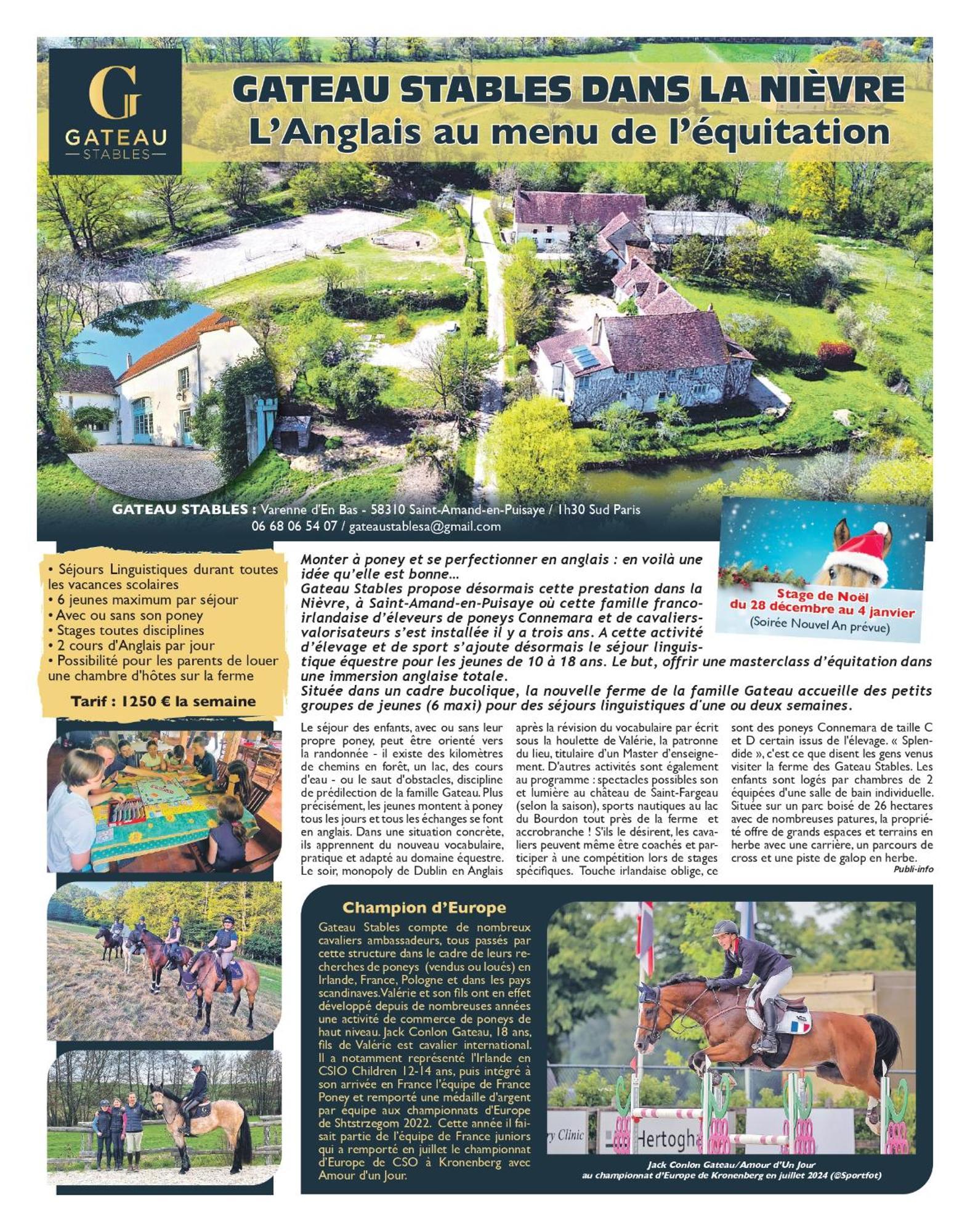 Ferme Equestre & Chambres D'Hotes Gateau Stables Proche Guedelon Saint-Amand-en-Puisaye Екстериор снимка